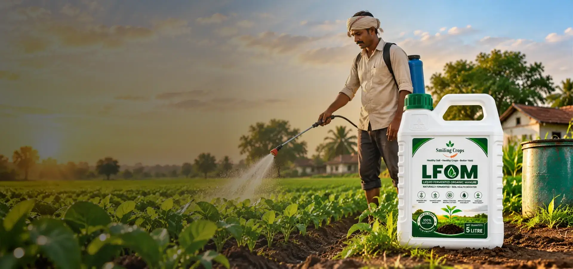 Organic bio-compost fertilizer for agriculture